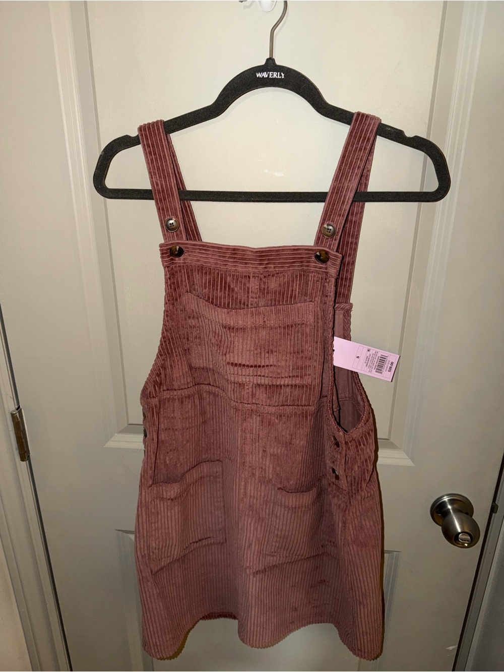 wild fable Dusty Rose Corduroy Overall Dress Romper